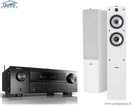 SM Stereo komplektas - AV resyveris Denon AVR-X1500H, su kolonėlėm Dynavoice Magic F-6 EX (v.3)