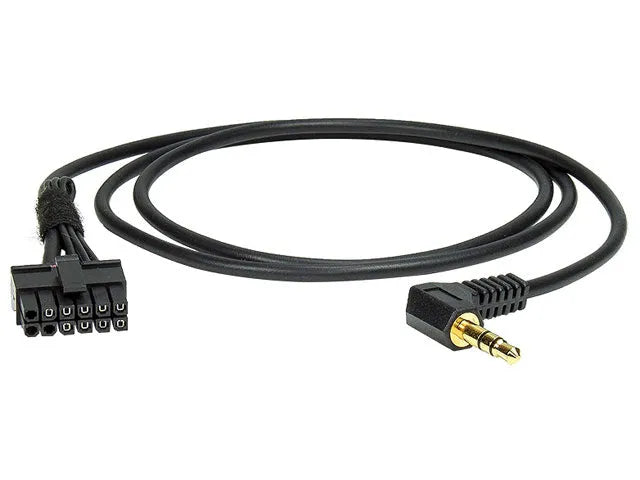 SONY LEAD valdymo ant vairo adapterio laidas - Juodas laidas su jungtimis ir kampuota jungtimi