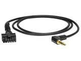 SONY LEAD valdymo ant vairo adapterio laidas - Juodas laidas su jungtimis ir kampuota jungtimi