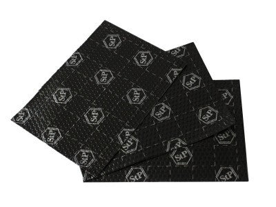 STP Black Door - plokštės su logotipais ir grioveliais