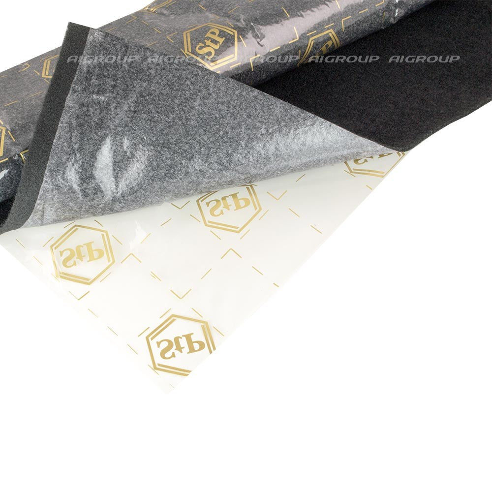 STP Carpet Black shop pack - lipnios pusės ir tekstūros detalės