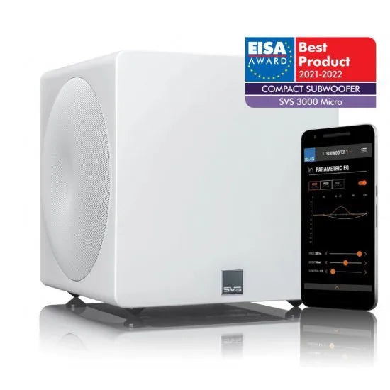 SVS 3000 Micro, žemų dažnių garso kolonėlė (įvairių spalvų)