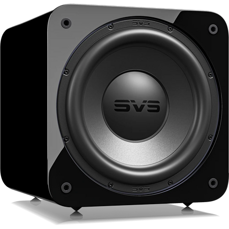 SVS SB-3000 R|Evolution, aktyvi žemų dažnių garso kolonėlė, 1200W - Šoninis kampas su garsiakalbiu