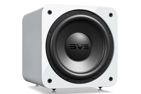 SVS SB-3000 R|Evolution, aktyvi žemų dažnių garso kolonėlė, 1200W - Šoninis vaizdas su garsiakalbiu