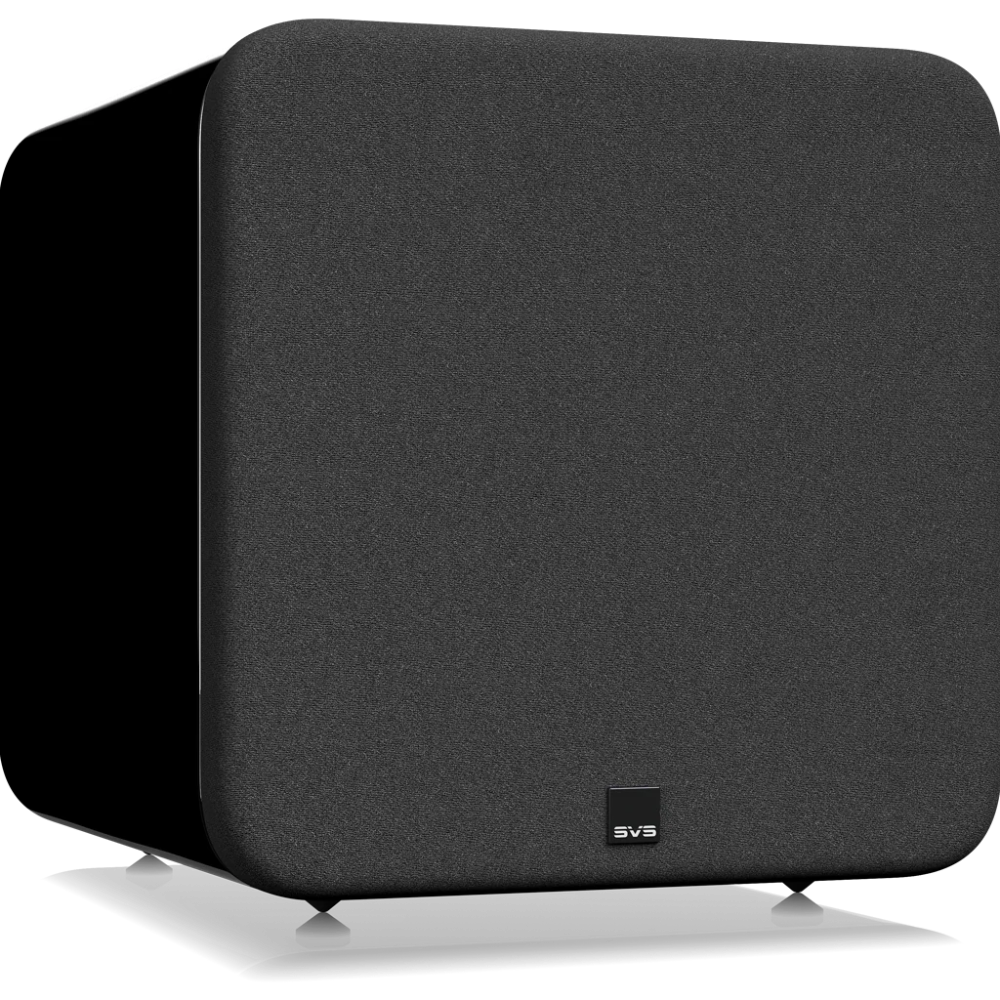 SVS SB-3000 R|Evolution, aktyvi žemų dažnių garso kolonėlė, 1200W - Šoninis vaizdas su blizgia apdaila