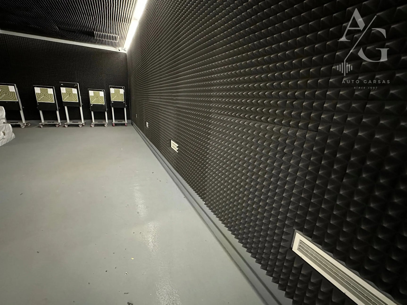 Šaudykla, akustinis apdirbimas 2023m