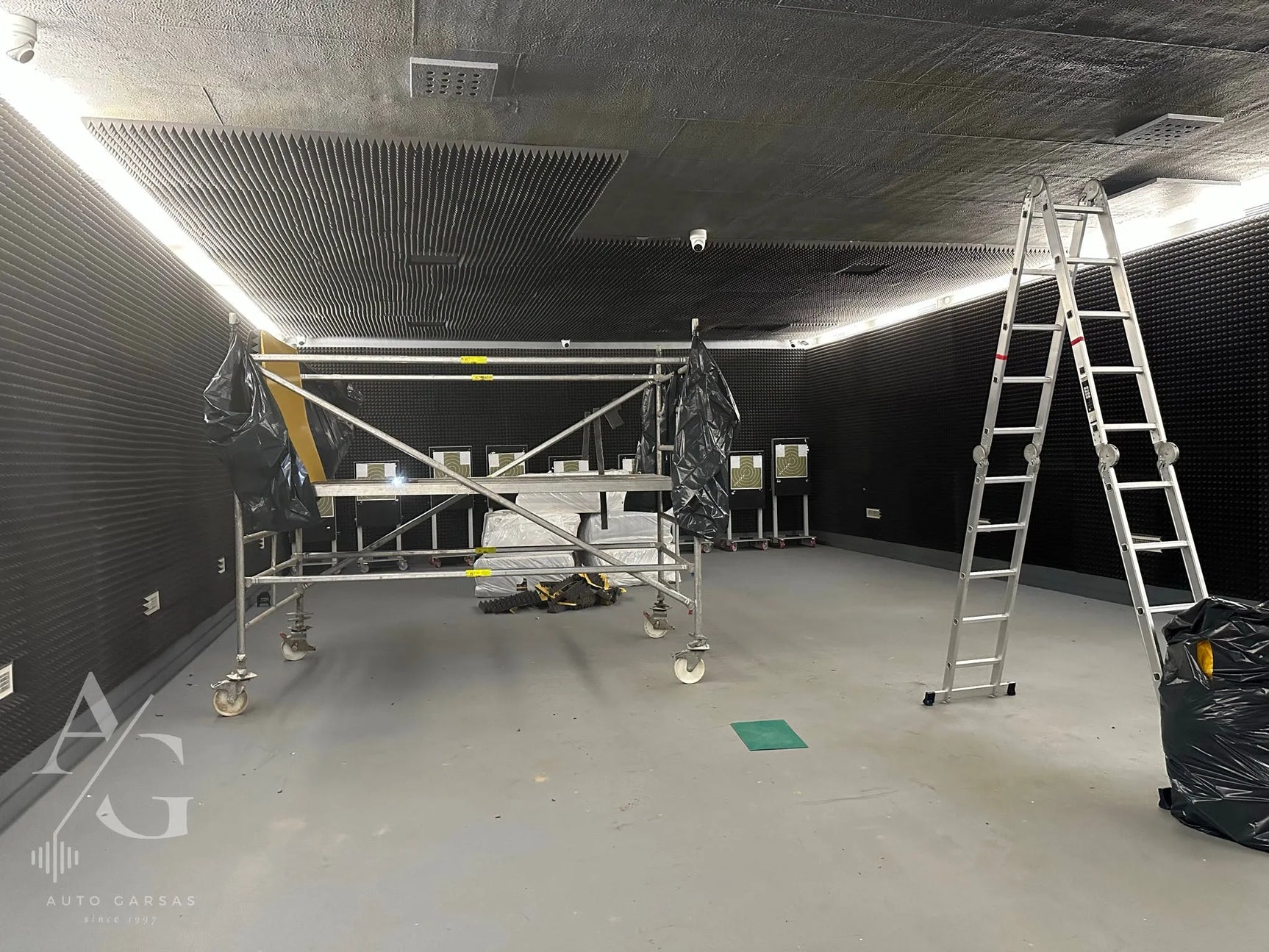 Šaudykla, akustinis apdirbimas 2023m