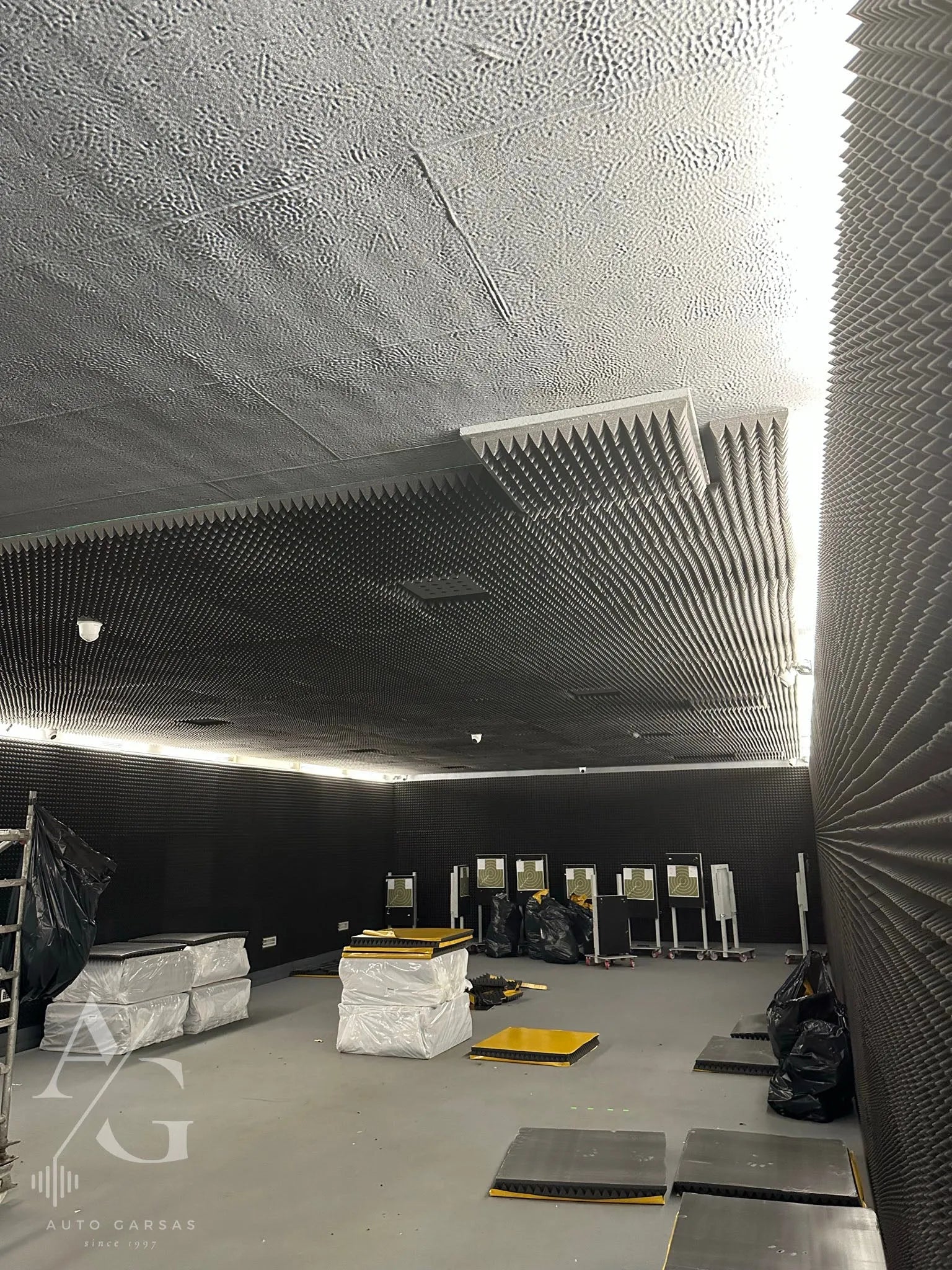 Šaudykla, akustinis apdirbimas 2023m