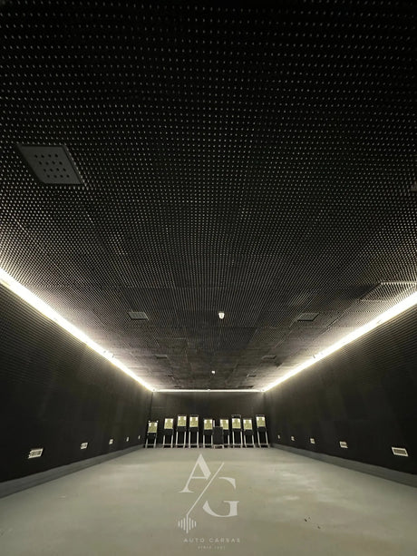 Šaudykla, akustinis apdirbimas 2023m