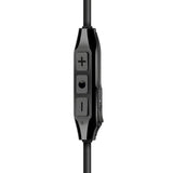 Sennheiser Momentum Free, In-Ear belaidės ausinės - valdymo mygtukai ir USB jungtis iš arti