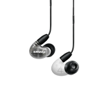 Shure AONIC 4, In-Ear tipo ausinės su išorinių garsų slopinimo funkcij - Ausinių šoninis vaizdas su logotipu