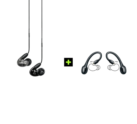 Shure AONIC 4 TRUE WIRELESS EARPHONE BUNDLE, Ausinių ir belaidžių ausinių adapterio rinkinys (įvairių spalvų)