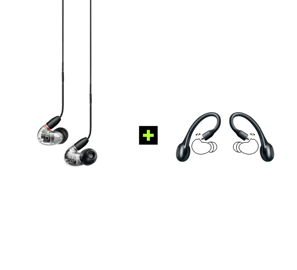 Shure AONIC 5 TRUE WIRELESS EARPHONE BUNDLE, Ausinių ir belaidžių ausi - Ausinės su laidais ir belaidžiai ausų kabliukai