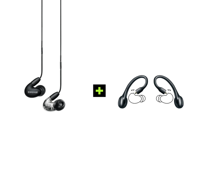 Shure AONIC 5 TRUE WIRELESS EARPHONE BUNDLE, Ausinių ir belaidžių ausi