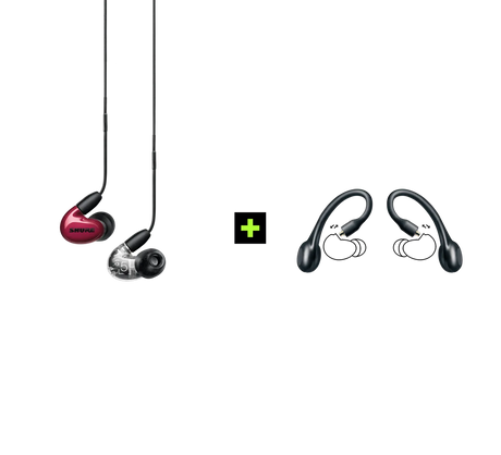 Shure AONIC 5 TRUE WIRELESS EARPHONE BUNDLE, Ausinių ir belaidžių ausinių adapterio rinkinys (įvairių spalvų)