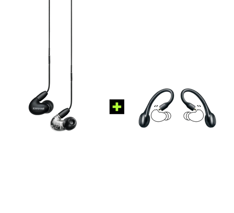 Shure AONIC 5 TRUE WIRELESS EARPHONE BUNDLE, Ausinių ir belaidžių ausinių adapterio rinkinys (įvairių spalvų)