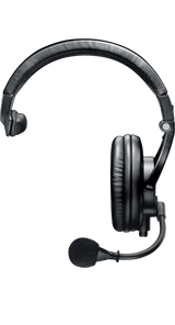 Shure BRH441M, mikrofonas su ausine - šoninis ausinių ir mikrofono vaizdas