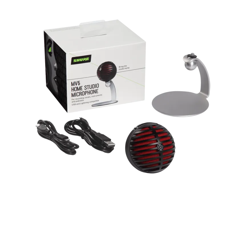 Shure MV5, mikrofonas su skaitmeniniu kondensatoriumi