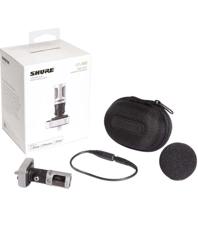 Shure MV88, mikrofonas su skaitmeniniu kondensatoriumi