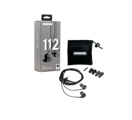 Shure SE112-GR, In-Ear tipo ausinės su išorinių garsų slopinimo funkcija (įvairių spalvų)