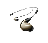 Shure SE846 WIRELESS, belaidės In-Ear tipo ausinės su išorinių garsų s - Šoninis vaizdas su laidais ir ausinėmis