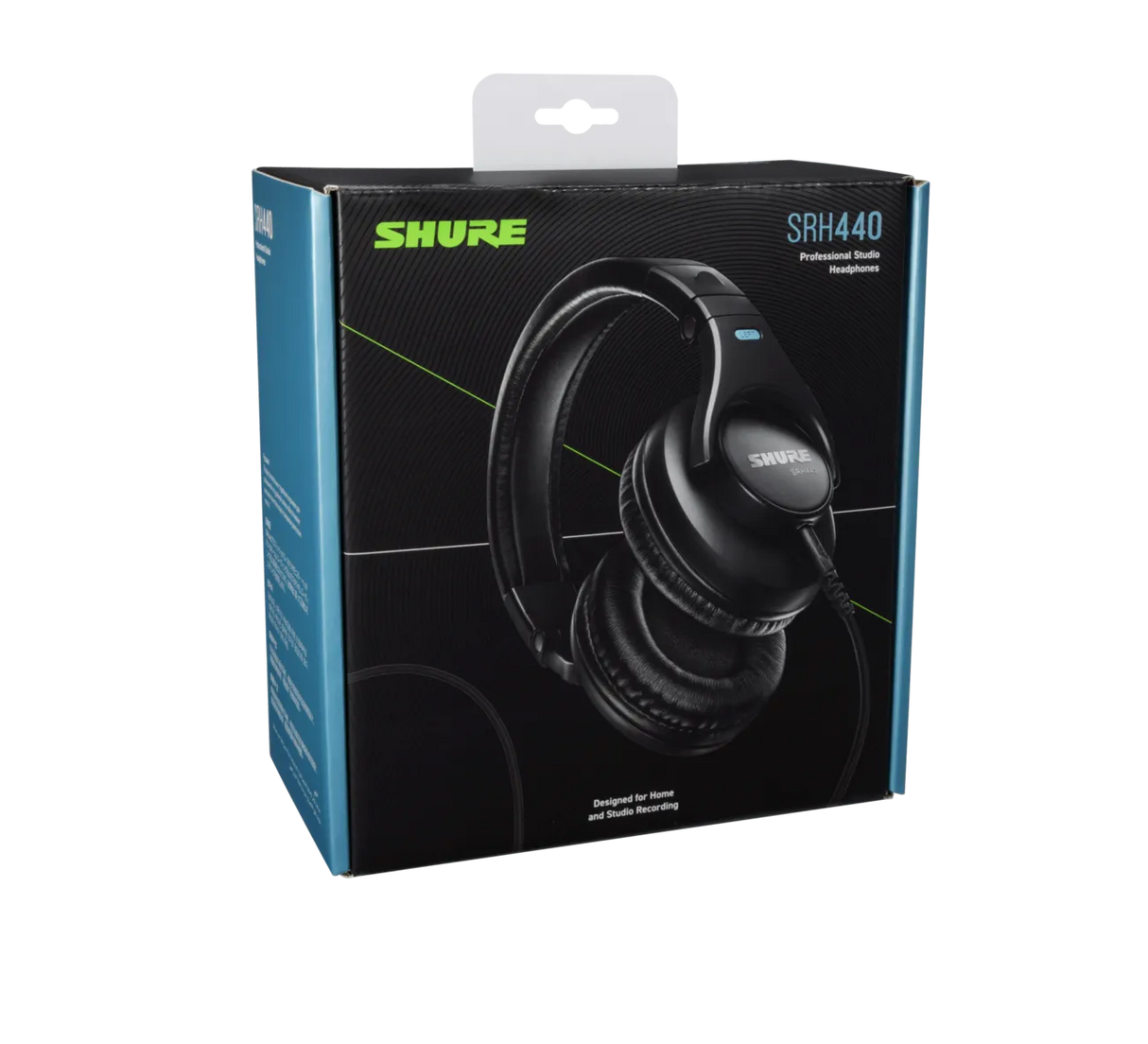 Shure SRH440, Profesionalios ausinės - ausinės su pakuote iš kampo
