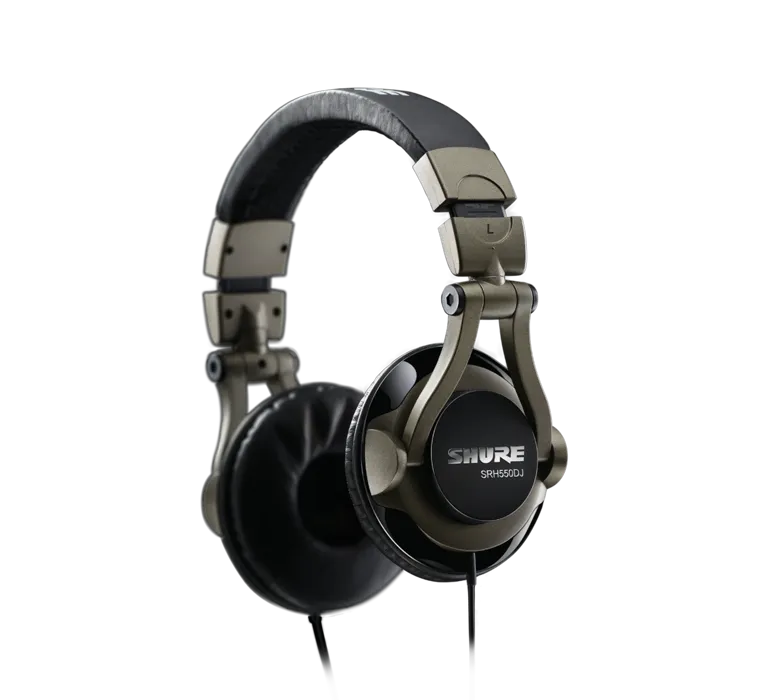 Shure SRH550DJ, profesionalios DJ On-Ear tipo ausinės