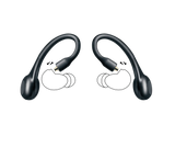 Shure TRUE WIRELESS SECURE FIT ADAPTER, adapteris belaidėms ausinėms - Adapterio prijungimo schema su ausinėmis