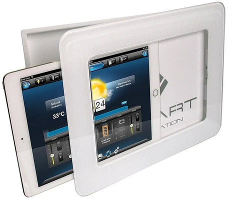 Sieninis iPad laikiklis Infinity iPad Frame, skirtas valdyti namų sistemai