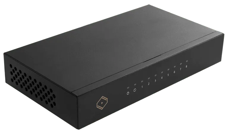 Silent Angel Bonn N8, tinklo komutatorius