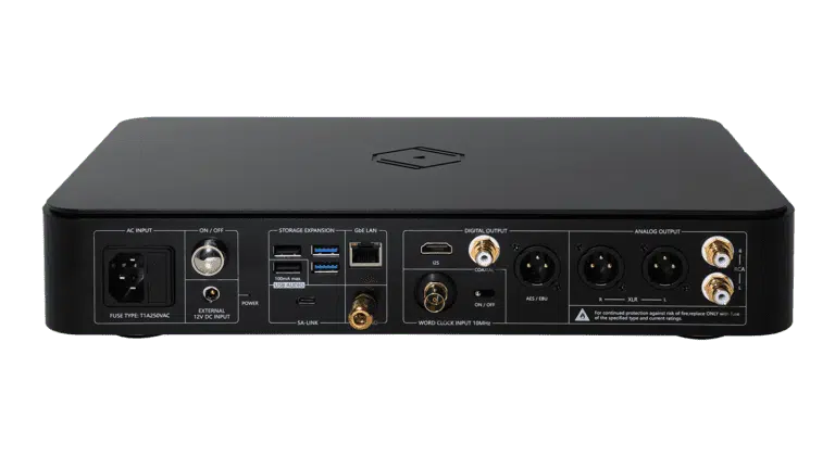 Silent Angel Munich MU, Audiofilinis tinklo grotuvas - Įvairios USB jungtys ir LAN prievadas