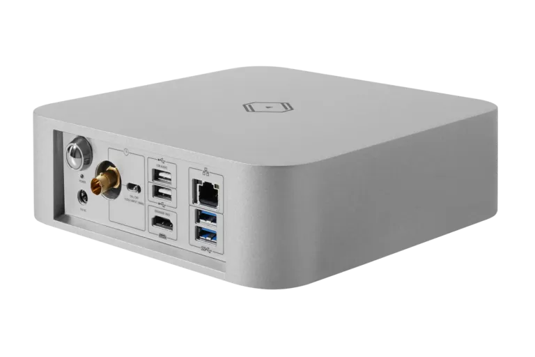 Silent Angel Rhein Z1C, Hi-Fi klasės tinklo grotuvas - sidabrinis korpusas su USB, HDMI jungtimis