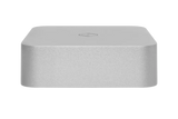 Silent Angel Rhein Z1C, Hi-Fi klasės tinklo grotuvas - sidabrinis korpusas su logotipu viršuje
