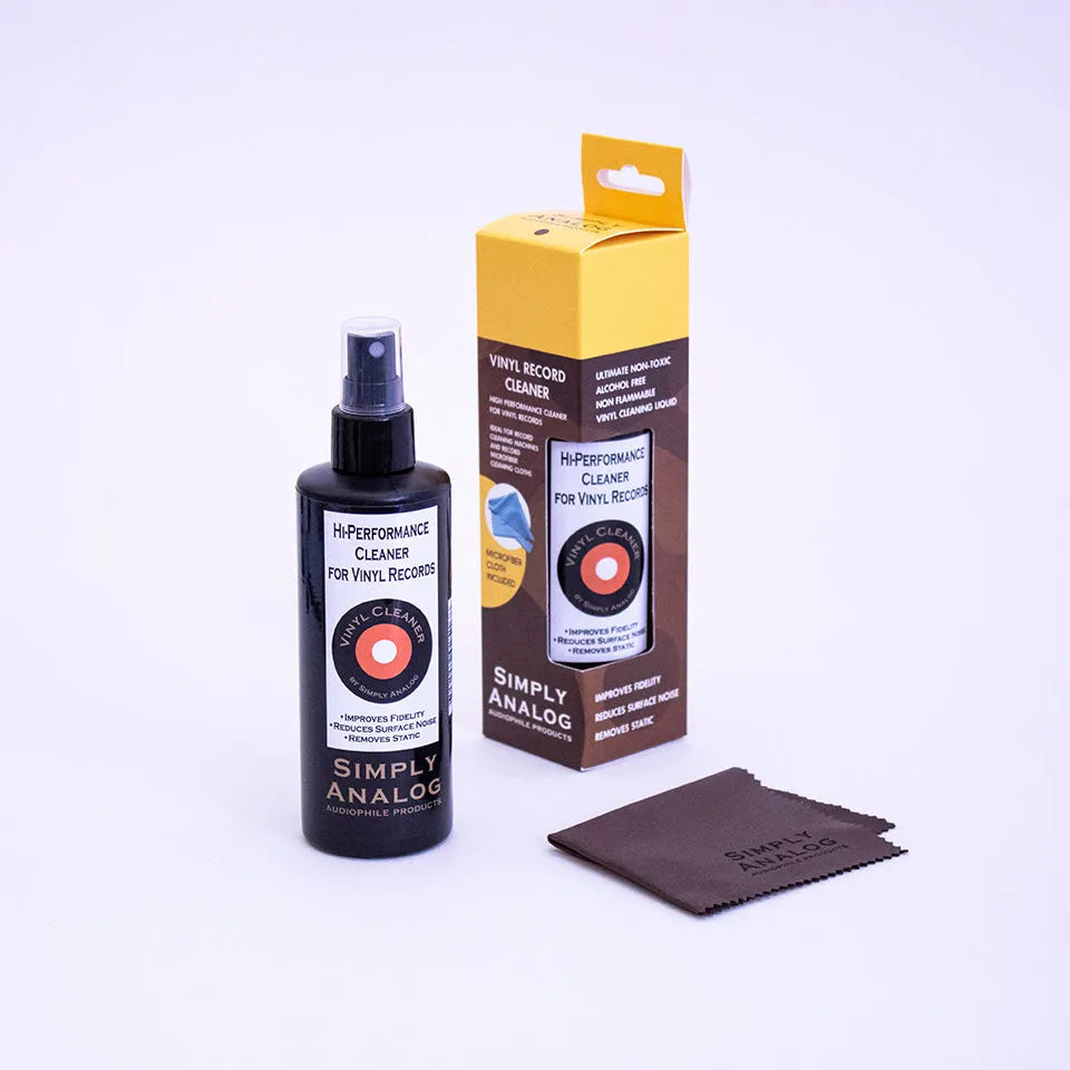 Simply Analog VINYL RECORD CLEANER, 200ml plokštelių valiklis su šluoste