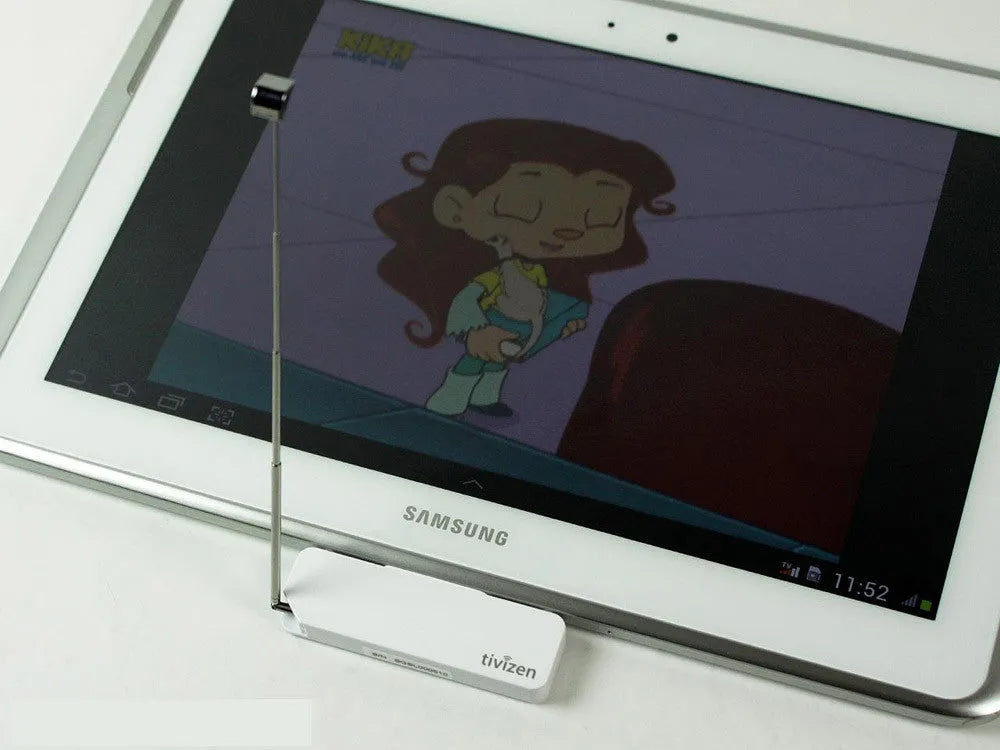 Skaitmeninės televizijos priedėlis Tivizen Pico Galaxy, skirtas Samsung Galaxy planšetei