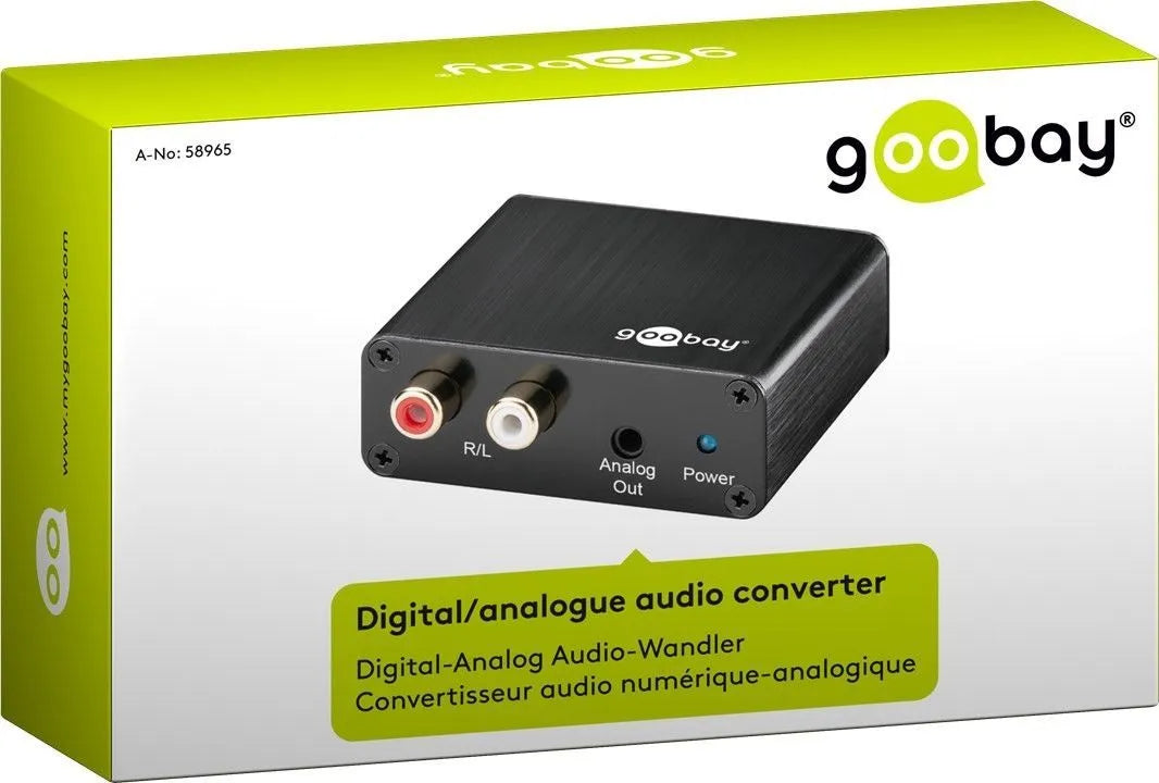 Skaitmeninis / analoginis garso keitiklis Goobay