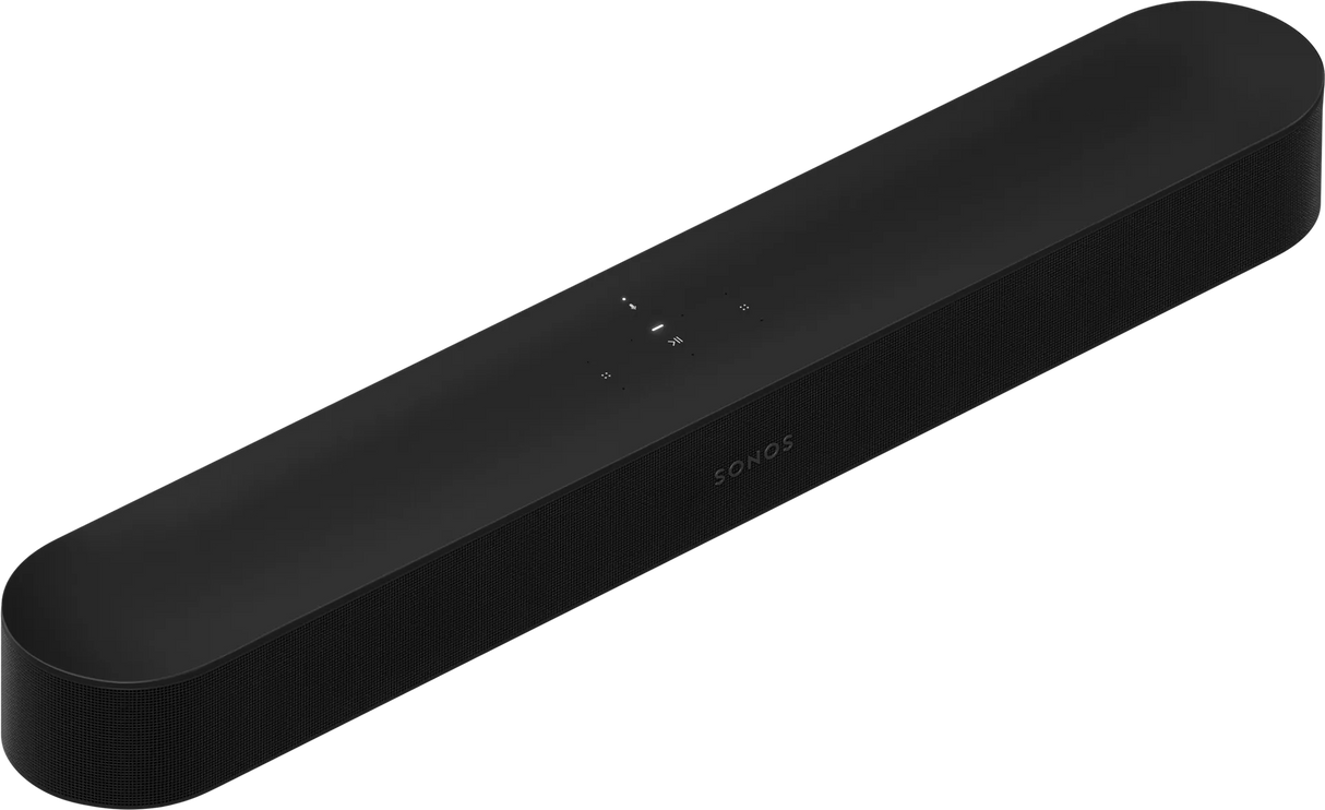 Sonos Beam (Gen2) soundbar'o ir Sonos SUB Mini, žemų dažnių garso kolonėlės komplektas (įvairių spalvų)