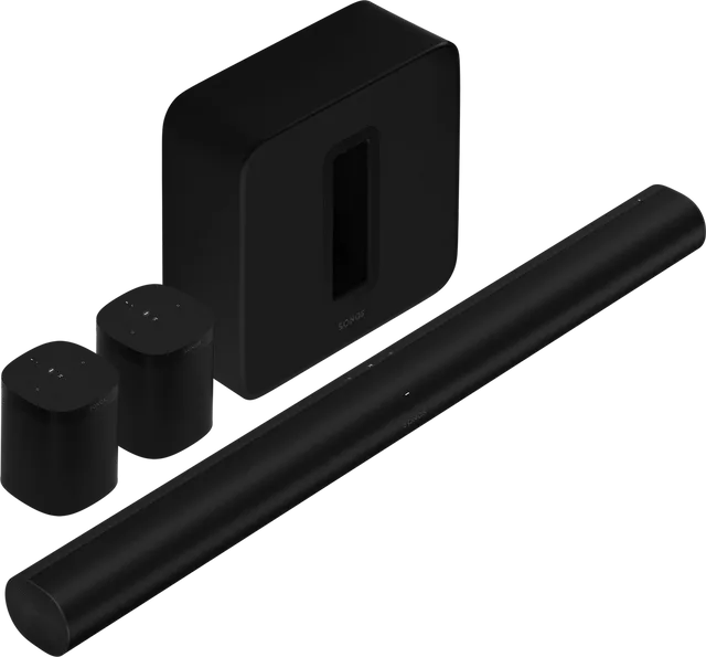 Sonos Surround Set Arc + Sub, Soundbaro rinkinys (įvairių spalvų)