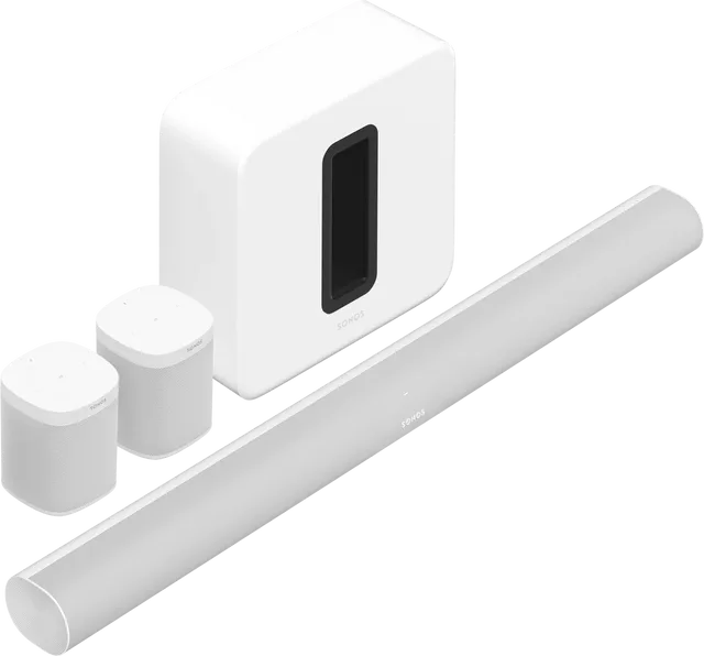 Sonos Surround Set Arc + Sub, Soundbaro rinkinys (įvairių spalvų)