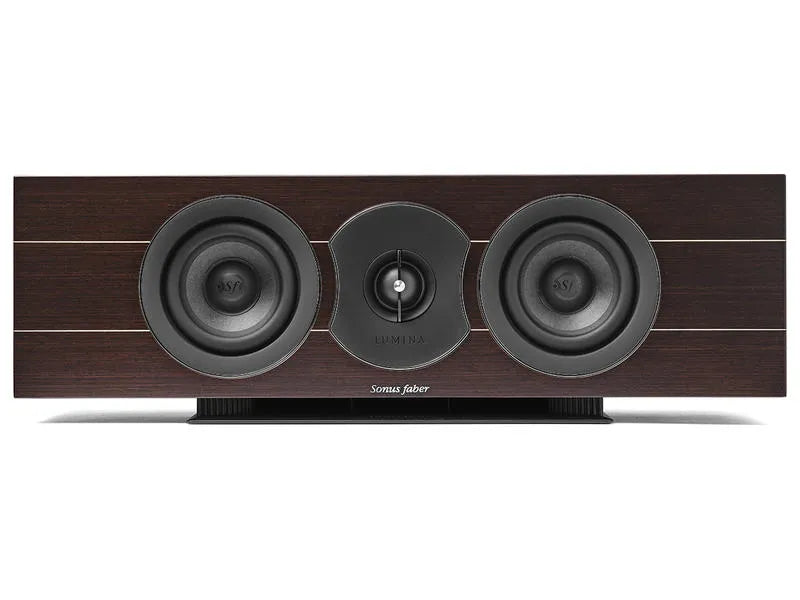 Sonus Faber LUMINA CI, centrinė garso kolonėlė (įvairių spalvų) - Trys garsiakalbiai, medžio apdaila, juodas pagrindas