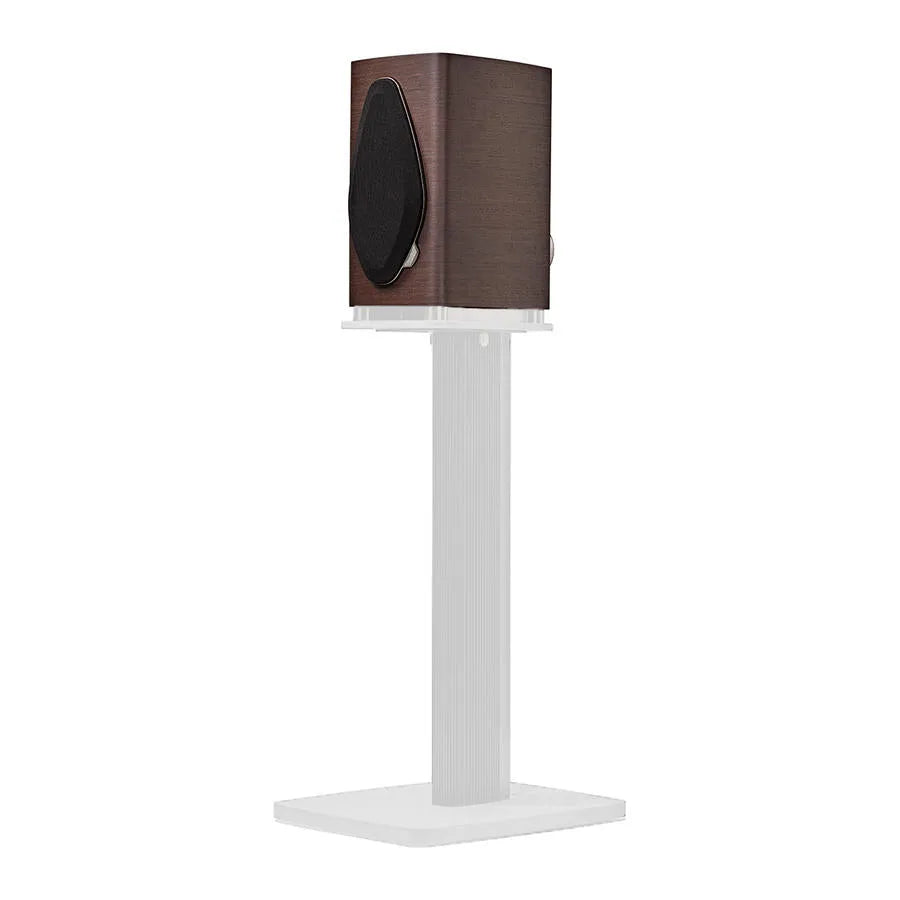 Sonus Faber SONETTO I G2, lentyninė garso kolonėlė - Šoninis vaizdas su garsiakalbiu ir stovas