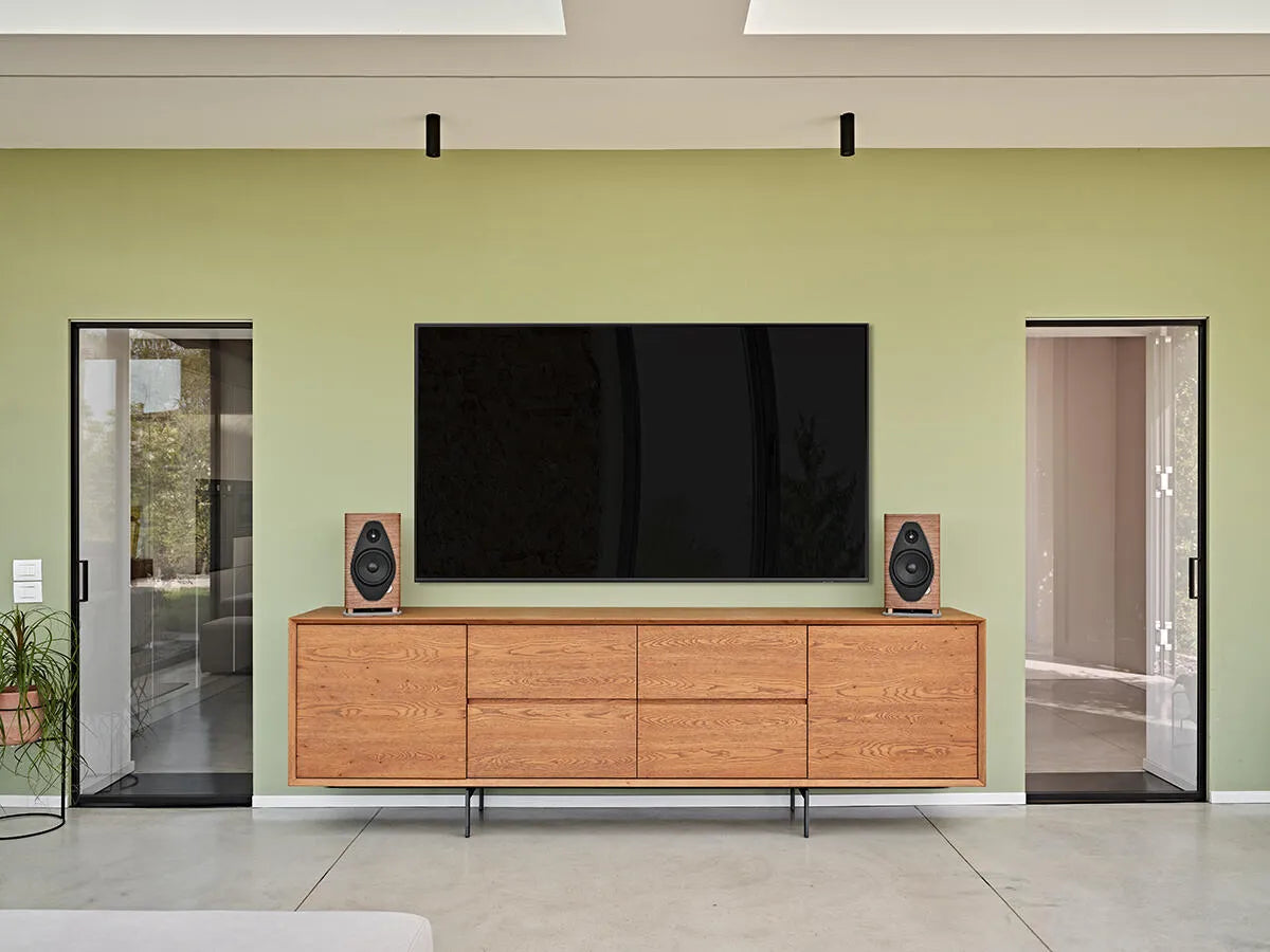 Sonus Faber SONETTO II G2, lentyninė garso kolonėlė - lentyninės kolonėlės iš arti
