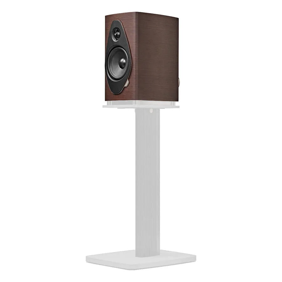 Sonus Faber SONETTO II G2, lentyninė garso kolonėlė - Šoninis vaizdas su stovu