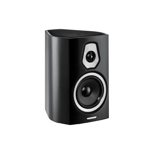 Sonus Faber SONETTO II, lentyninė kolonėlė (įvairių spalvų) - Šoninis vaizdas su išlenktu korpusu