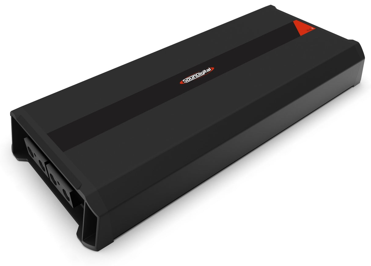 SounDigital 12000.1 EVOX 1ohm - Juodas korpusas su raudonu logotipu