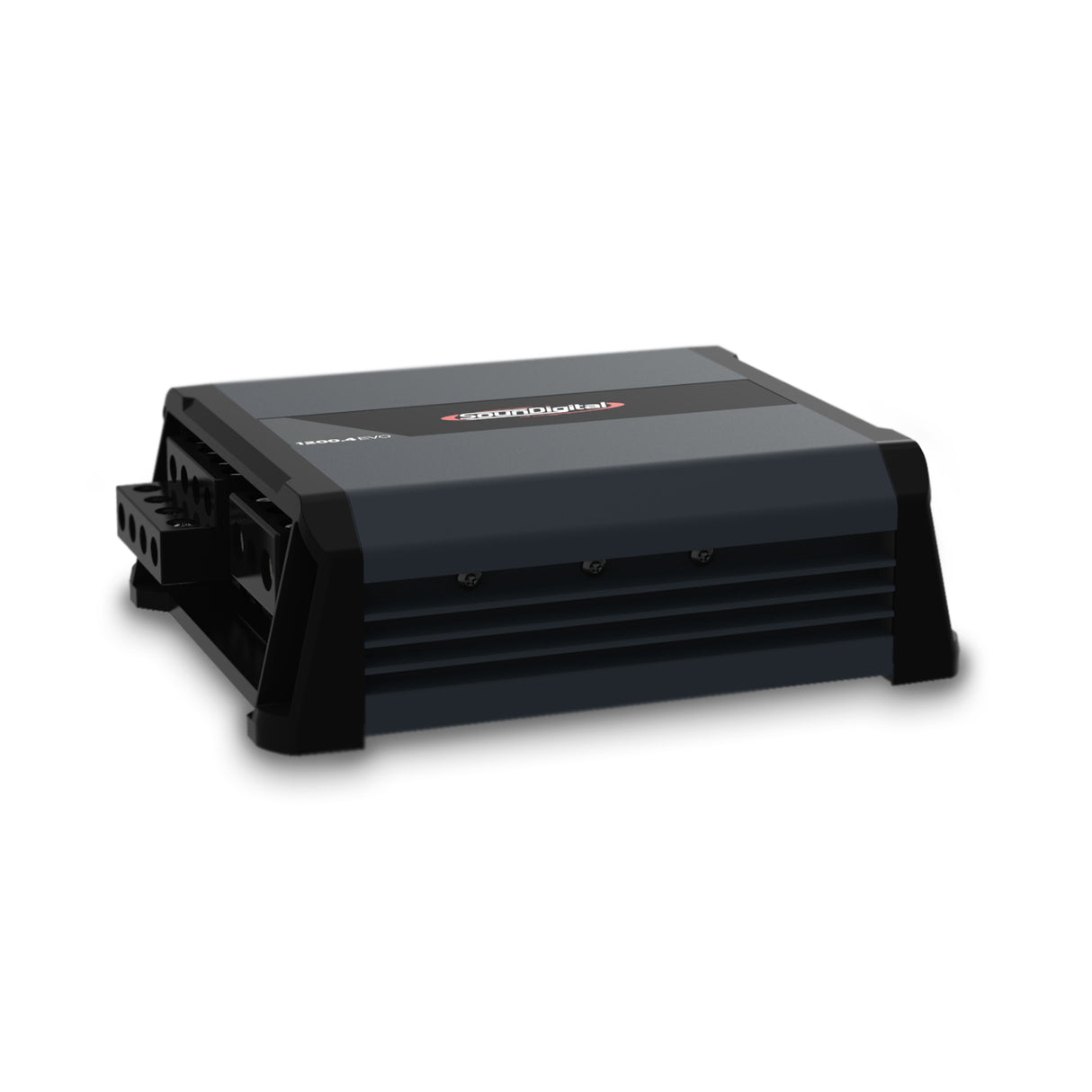 SounDigital 1200.4 EVO 4.0 - 2ohm - Galinė panelė su jungtimis ir aušinimo briaunomis