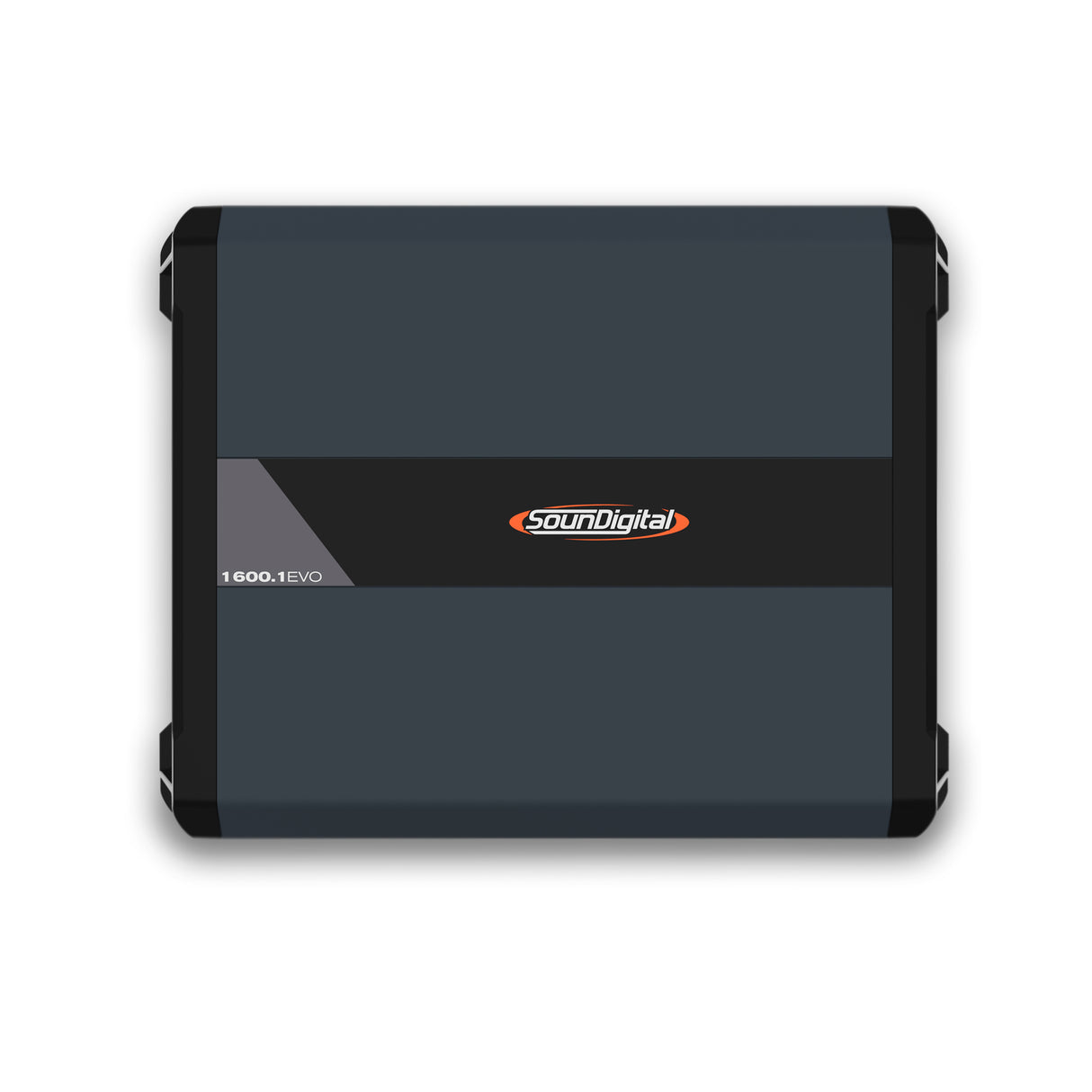 SounDigital 1600.1 EVO 4.0 - 1ohm - Šoninis vaizdas su logotipu ir modeliu