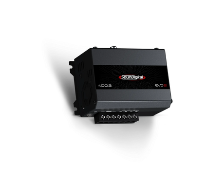 SounDigital 400.2 EVO 6 - 4 Ohm - jungčių blokas su etiketėmis