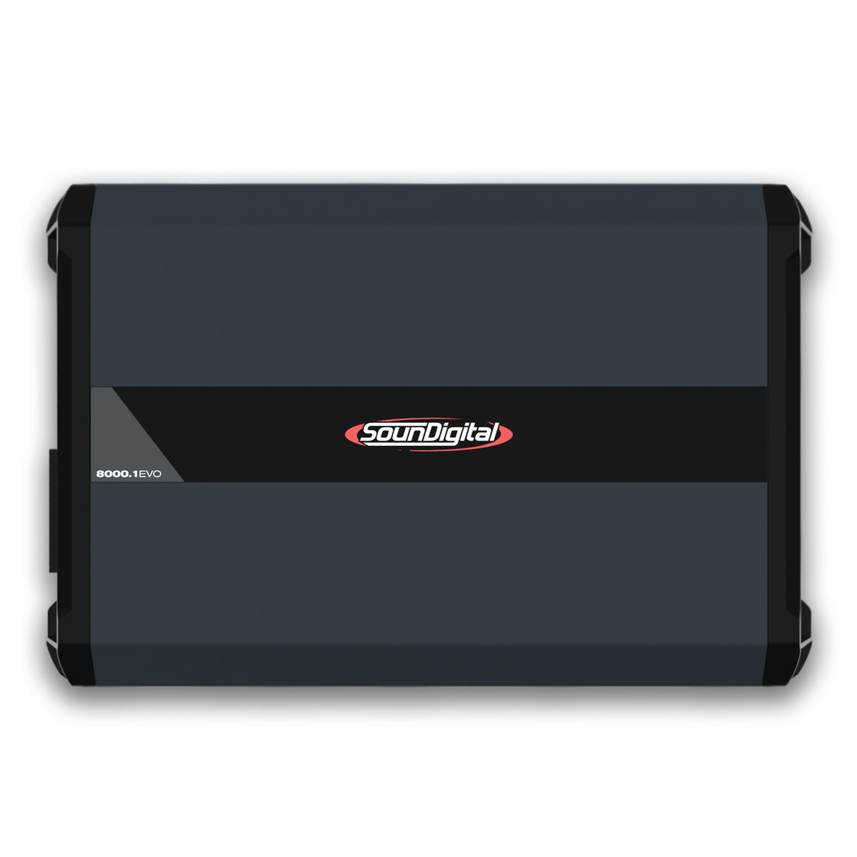 SounDigital 8000.1 EVO 4.0 - 1ohm - šoninis vaizdas su modelio pavadinimu