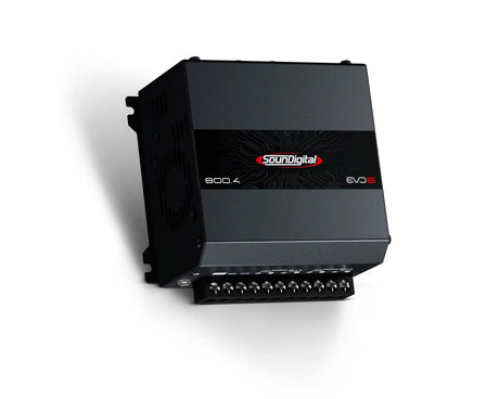 SounDigital 800.4 EVO 6 - 4 Ohm - grotelių ir jungčių panelė iš apačios